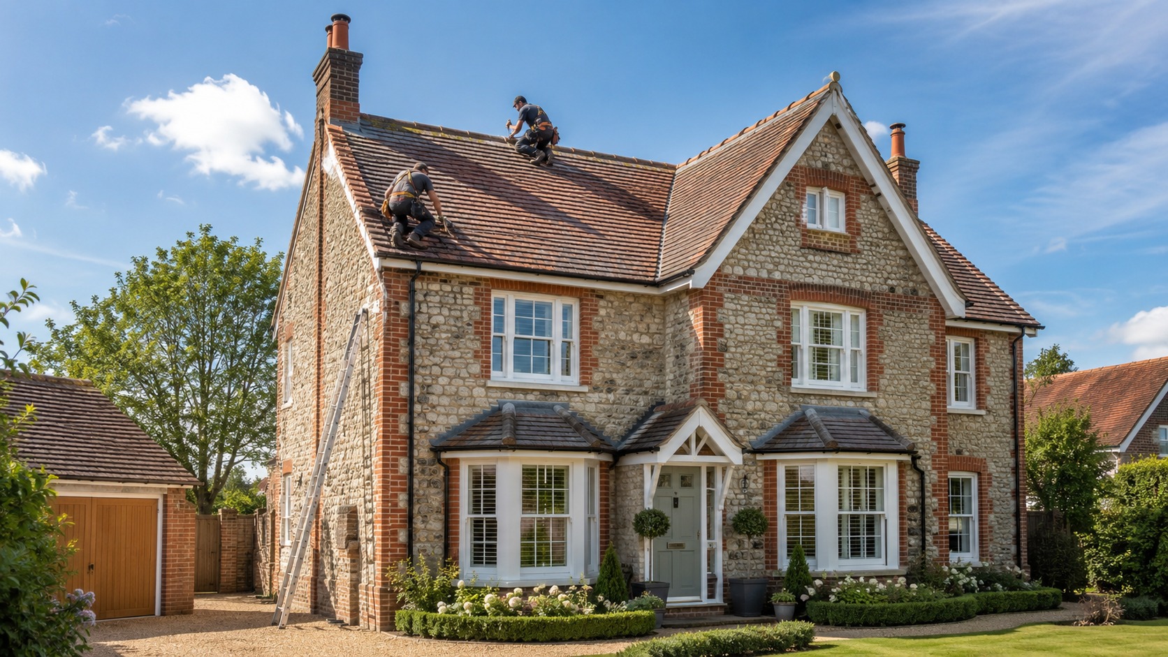 Roofing and masonry with a premium finish.
